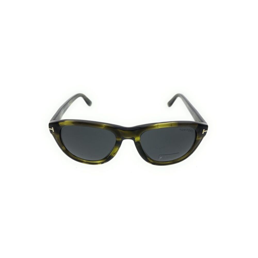 Defective/Store Return Tom Ford FT0520/S 98A BENEDICT Green Round Sunglasses